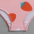 thumbnail image 5 of Hessimy Girl One Piece Swimsuit Quick Dry Bathing Suit Cross Shoulder Strap Beach Swimwear(Pink,12-18 Months), 5 of 7