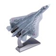 thumbnail image 1 of Avión SU57 1:72, modelo fundido a presión, colección de aleación, decoración de escritorio, simulación de avión Retro, helicóptero para gabinete de TV A, 1 of 8