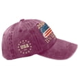 thumbnail image 5 of 1776-2026 250 Years Baseball Hat Running Adjustable Fit Patriotic Embroidered Cap for 250 Anniversary USA Gifts for Men Women, 5 of 7