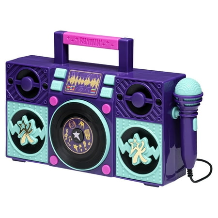 Karma's World Sing Along Boombox with a Real Working Microphone, Flashing Light Show, and Built-in Music from the Show.