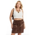thumbnail image 3 of June & Vie Women's Plus Size Pointelle Cropped Sweater, 3 of 5