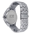 thumbnail image 3 of 14K White Gold Finish Blue Dial Simulated Diamonds Iced Out Stainless Steel Back Ice Master Jo Rodeo Bling Metal Band Watch, 3 of 4