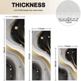 thumbnail image 4 of Black White Gold Marble Wave Dot Pattern Kitchen Rugs Sets Of 3,Kitchen Runner Rugs Non Skid Washable,Decorative Kitchen Floor Mats for Kitchen,Sink,Laundry,17"x30"+ 17"x47" + 17"x59", 4 of 6