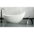 thumbnail image 5 of Black Matte Arched Solid Surface Resin Bathroom / Shower Stool, 5 of 8