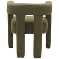 thumbnail image 2 of Meridian Furniture Athena Olive Green Boucle Fabric Accent/Dining Chair, 2 of 8