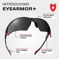 thumbnail image 2 of Gafas de sol de seguridad NoCry con lentes envolventes de color verde UV400, 2 of 8