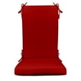 thumbnail image 1 of RSH Décor Indoor Outdoor Foam Rocker Rocking Chair Pad Cushions, Standard, Solid Red, 1 of 6