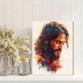 thumbnail image 2 of Qisvanset 12x16 Inch Jesus Embrace Watercolor Canvas Wall Art, Warm Religious Portrait Faith Home Decor, 2 of 8