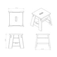 thumbnail image 7 of Red Oak Step Stool, 7 of 7