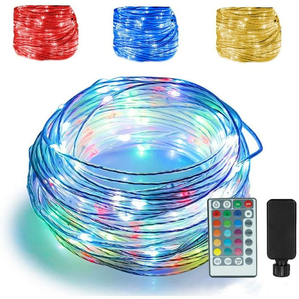 66ft Led Rope Lights Outdoor String Lights with 200 LEDs,16 Colors ...