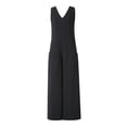 thumbnail image 6 of Douhoow Women Wide Leg Jumpsuit Elegant Sleeveless Loose Long Pants, 6 of 9