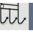 thumbnail image 7 of Over Door Hanger with 7 Hooks, Metal Over The Door Towel Hook, Decorative Overdoor Organizers, Hanging Storage Rack for Bag, Coat, Towel, Hat, Robes, Scarves, Closet, 7 of 7