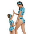 thumbnail image 2 of Matching Swimsuits Newest Mommy Daddy and Me Swimwear Printed Ruffle Bathing Leopard Suits Girl 152, 2 of 5