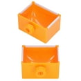 thumbnail image 2 of Cuenco Para Beber Para Colgar Mascotas, Cuenco De Alimentación Para Mascotas Fácil De Limpiar Fijo En Cualquier Lugar Fácil De Encontrar Para Evitar Morder Para La Alimentación OTVIAP Naranja, 2 of 8