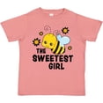 thumbnail image 3 of Inktastic The Sweetest Girl with Bee and Honey Combs Boys or Girls Toddler T-Shirt, 3 of 5