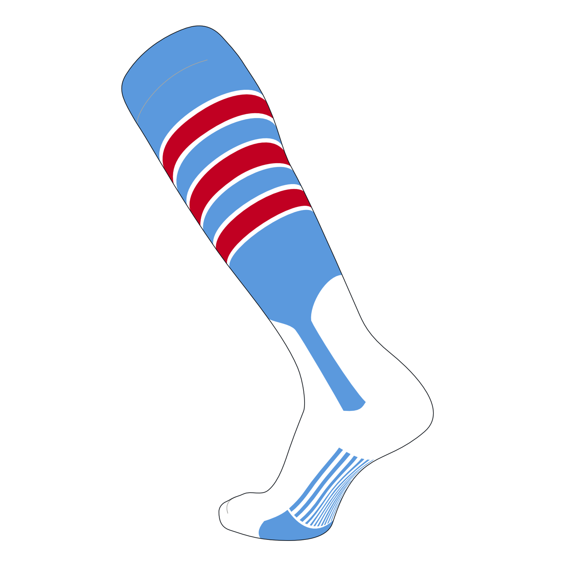 Custom Baseball Stirrups and Baseball Socks