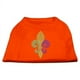 Mardi Gras Fleur de Lis Strass Chemise pour Chien Orange XXL (18) – image 1 sur 2