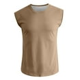 thumbnail image 2 of Mens Tank Tops Sleeveless Crewneck Quick Dry Workout Tee Shirts Performance Bodybuilding Gym Exercise Athletic Running Tops, 2 of 6