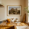 thumbnail image 3 of Overcast Day At Vasquez Rocks - Agua Dulce California Photography Desert Nature Landscape Mountain Scenic Wilderness Unframed Wall Art Print 24 x 36 inches, 3 of 6