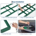thumbnail image 3 of Drag Harrow 4FT Tow Behind Drag Harrow for ATV UTV – Heavy Duty Driveway Grader with Adjustable Bars & 72 Inch Chain, Landscape Rake for Garden Tractor, Lawn Mower, Green, 3 of 7