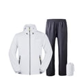 thumbnail image 2 of HBYJLZYG Unisex Waterproof Hooded Rain Suit Set with Jacket and Pants, Lightweight Outdoor Hiking Camping Travel Rainwear Gear for Men and Women, 2 of 9
