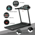 thumbnail image 3 of Superfit 2.25HP Electric Running Machine Treadmill Bluetooth Speaker APP Control, 3 of 10