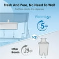 thumbnail image 3 of Water Filter Dispenser Waterdrop 40-Cup 750mL w/ 1 Filter, 3 of 9