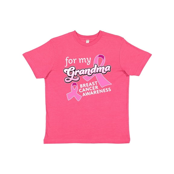 Inktastic For My Grandma-breast Cancer Awareness Youth T-Shirt