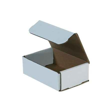 UPC: 0848109007571 | Box Partners Corrugated Mailers 6 x 4 x 1 White 50/Bundle M641