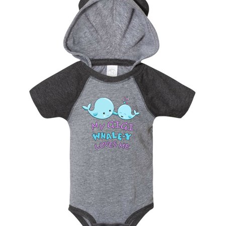 

Inktastic My Gigi Whale-y Loves Me Gift Baby Boy or Baby Girl Bodysuit