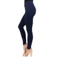 thumbnail image 2 of Lady's 4 Pocket Ponte Pants, Navy Blue, M, 2 of 5