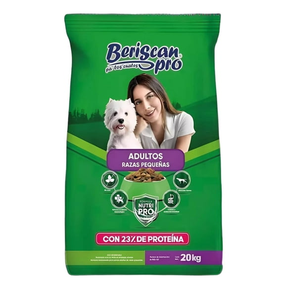 Alimento Beriscan Pro Raza Pequeña 20 Kg
