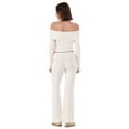 thumbnail image 2 of No Boundaries Off-The-Shoulder Top & Straight-Leg Pants Set, 2-Piece, Women's and Women’s Plus, 2 of 4