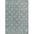 thumbnail image 2 of Isaac Mizrahi Jaxon CM50A Delightfully Dotty Geometric Contemporary Blue Area Rug, 8'3"X10'0", 2 of 6