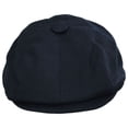 thumbnail image 2 of Cotton Newsboy Cap - M - Navy Blue, 2 of 4