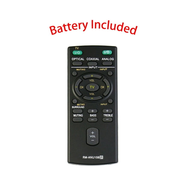 New RM-ANU159 Replace Remote for Sony Home Theater HT-CT60 /C SA-CT60