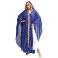 thumbnail image 5 of Vestido musulmán para mujer, vestido Abaya largo holgado con mangas de murciélago y cuentas, caftán Abayas, bata islámica, vestido de Iglesia de Ramadán, 5 of 5