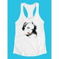 thumbnail image 3 of Woman's Face Racerback Tank Women -Image by Shutterstock, Female XX-Large, 3 of 4