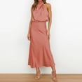 thumbnail image 5 of KaLI_store Womens Formal Dresses for Wedding Guest Women Ruffle Sleeve Formal Dresses Evening Party Midi Dress Wedding Guest Midi Dresses Pink,S, 5 of 5