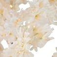 thumbnail image 5 of Northlight 6' LED Lighted White Floral Artificial Tree - Warm White Lights, 5 of 7