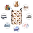thumbnail image 2 of Autumn Leaf Snails Laundry Basket, Laundry Hamper Waterproof Laundry Bag Clothes Hamper Laundry Bin with Handles for Bedroom, Living Room, Kids Room-#, 2 of 5
