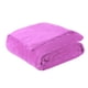 thumbnail image 1 of PTOOTP Mantas gruesas de franela polar, ligeras y cálidas, 65 x 93 cm (morado claro), 1 of 4