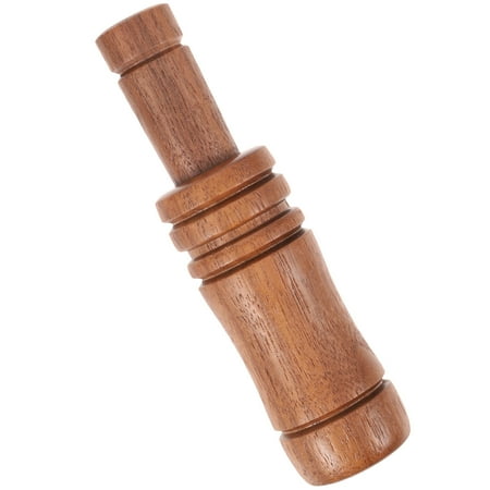 KONTONTY Duck Whistle Call Bamboo Brown Simple Design Hunting Gear for Hunters 1Pack