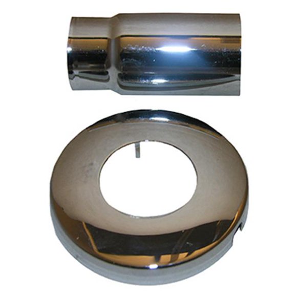 03-1655 Tube et Bride en Chrome Sterling