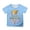 Blue, variant on Tween Girls Tops & T-Shirts Summer Cute Preschool Graduation Letter Print Round Neck Short Sleeve Loose Fit Casual T Shirts Daily-Wear,Blue,10-11 Years