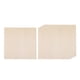 thumbnail image 1 of 10 piezas de láminas de madera DIY, placa de madera, tablero de madera, proyecto sin terminar, madera fina 100mmx100mmx1mm, 1 of 9