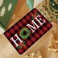 thumbnail image 4 of PRETXORVE Christmas Decorations, Christmas Decor, Christmas Doormat Home Entrance Door Mat Christmas Decoration Doormat Wear- Care Bedroom Floor Mat, 4 of 6