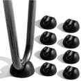 thumbnail image 1 of Jinsinto Ensemble de 8 Protecteurs de Pieds de Chaise en Épingle Noire, 1 of 5