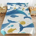 thumbnail image 2 of Marine Animals Such As Whales Bedding Set with Zipper Closure for Girls & Boys, 2 of 6