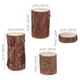 thumbnail image 4 of 4 piezas de jaulas de madera natural para mascotas, adornos de tocones de árboles para hábitat de animales pequeños, tocones de madera para exploración y actividad animal., 4 of 8